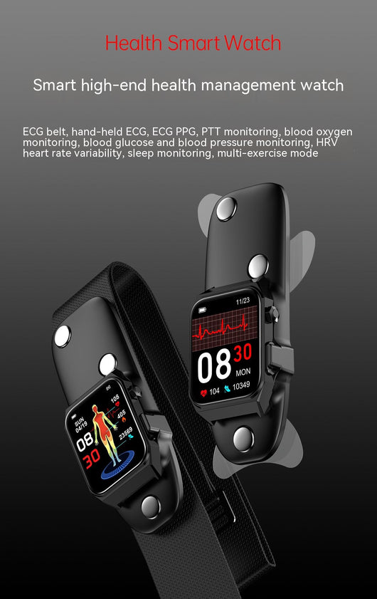 Reloj Inteligente de Salud Integral con Monitoreo de Oxígeno, Glucosa y Temperatura - Image 12