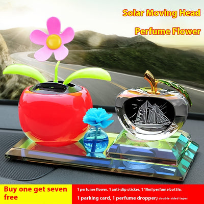Adorno Perfumado para Auto con Cabeza Móvil y Cristal Tallado - Image 13