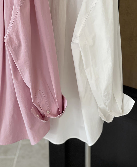 Camisa de Diseño Coreano con Cuello Solapa y Manga Larga - Image 13