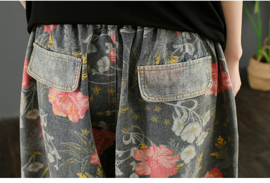 Pantalones Vaqueros Estampados Anchos de Tiro Alto para Mujer - Colección Verano - Image 6