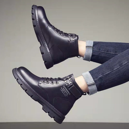 Botas Altas Estilo Coreano para Hombre - Image 2