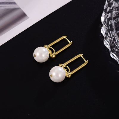 Aretes de Perla Diseño Contemporáneo - Elegancia Premium - Image 6