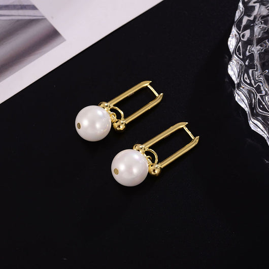 Aretes de Perla Diseño Contemporáneo - Elegancia Premium - Image 6