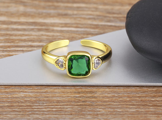 Anillo de Corazón con Diamantes Micro Pavé para Mujer - Image 12
