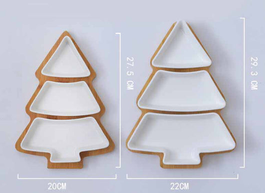 Plato de Frutas Navideño de Cerámica con Colores Mixtos - Image 8