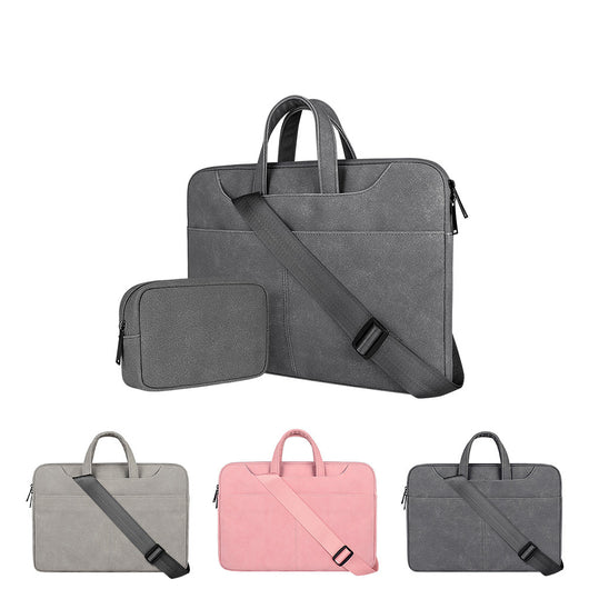 Bolsa Portátil para Laptop con Correa de Hombro - Diseño Frosted PU - Image 2