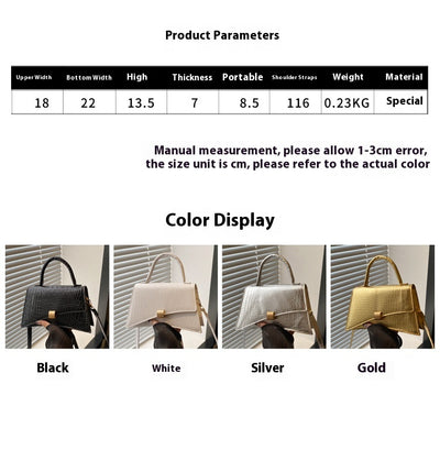 Bolso de Cuero PU Texturizado Casual para Mujer - Diseño Minimalista - Image 10