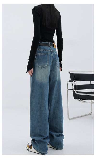 Jeans Retro Azul Holgados de Corte Recto - Image 18