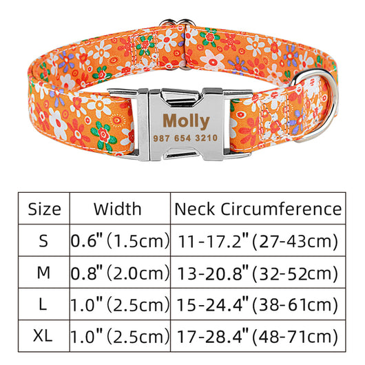 Collar Ajustable para Perro con Placa de Identificación Grabada Personalizada - Image 7