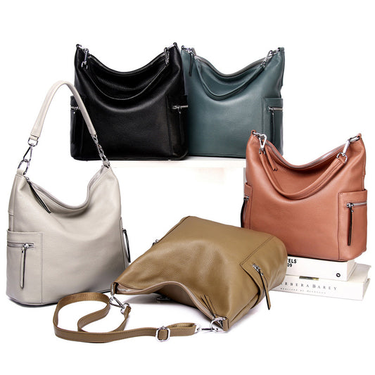 Bolso Mensajero de Cuero Premium Estilo Europeo - Portátil y Elegante