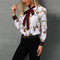 Camisa Slim Fit con Moño Integrado