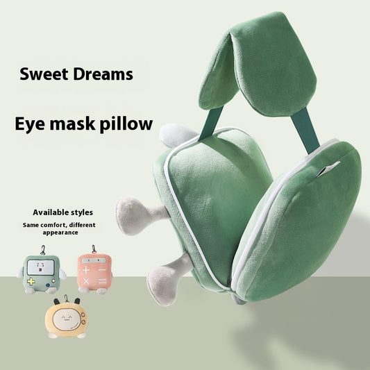 Almohada Cervical en U con Bolsillo de Almacenamiento para Viajes - Image 2
