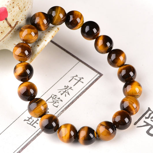Pulsera de Ojo de Tigre Natural - Image 3