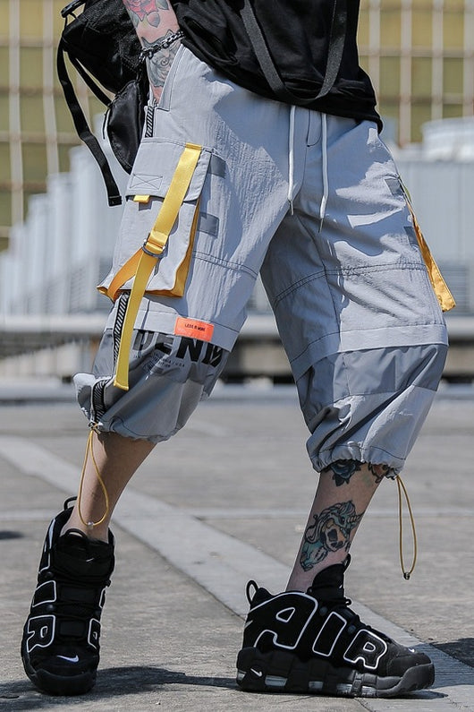Pantalones Cortos de Bloques de Color para Hombre - Image 7