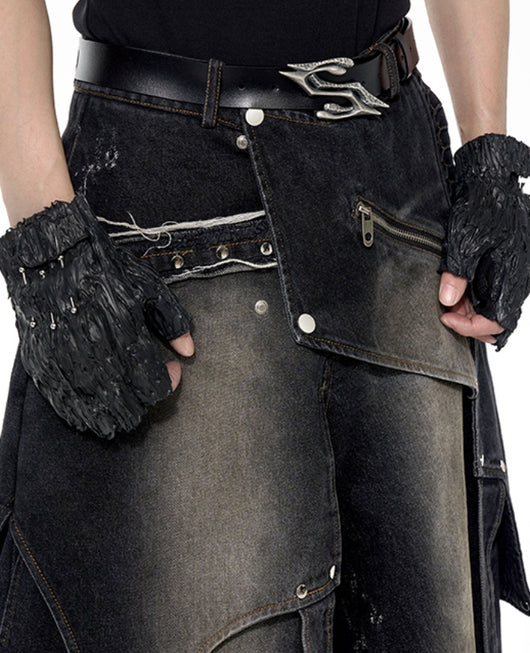 Jeans Deconstruidos con Desgaste Original - Image 18