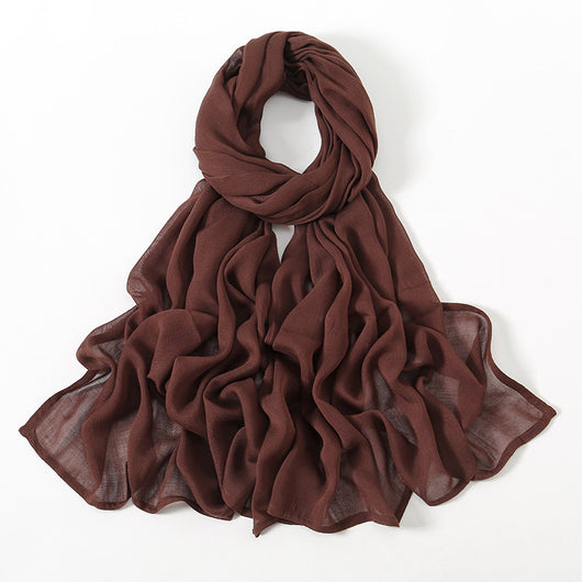 Pañuelo Modal Rayon Malayo Indonesio Colores Sólidos Transpirable - Image 14
