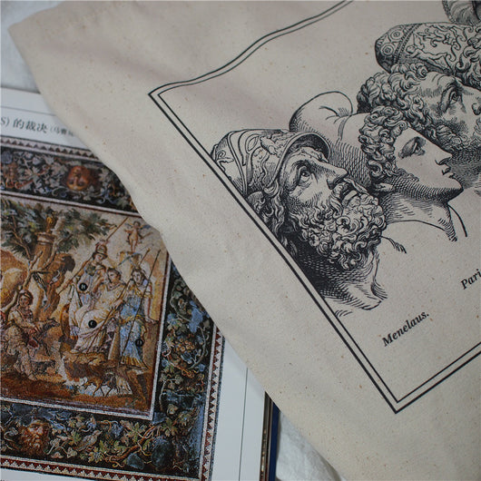 Bolsa de Lona Trojan Portrait con Asa Única para Mujer - Image 8