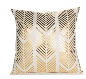 Fundas de Cojín Decorativas Blanco y Dorado Elegantes - Image 31