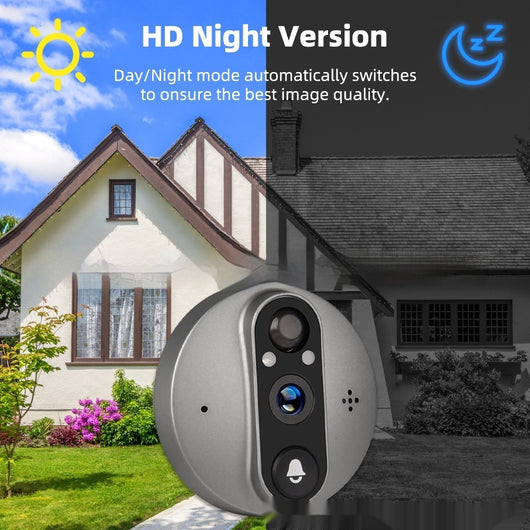 Timbre Inteligente con Cámara de Visión Nocturna 3MP y Grabación de Video - Image 10