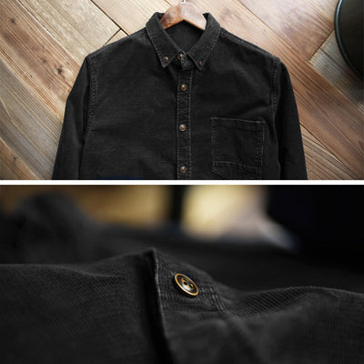 Chaqueta de Pana Casual con Bolsillos para Hombre - Image 4