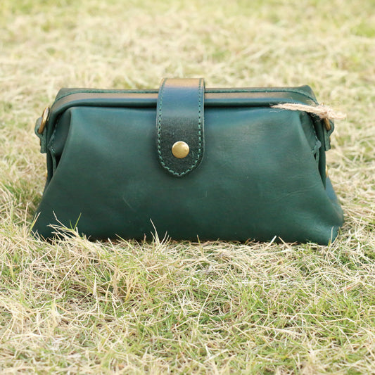 Bolso de Cuero Curtido al Vegetal Estilo Retro para Mujer