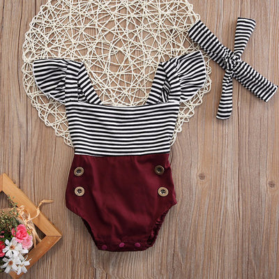 Ropa para Recién Nacido con Costuras a Rayas