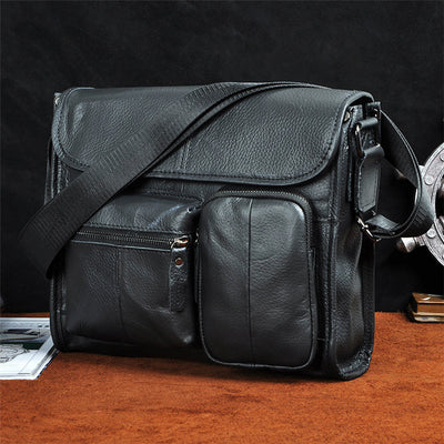 Bolso Bandolera de Cuero de Un Hombro