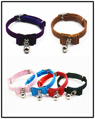 Collar de Mascota con Moño y Campana - Adorable Collar para Perros Pequeños