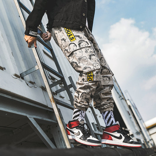 Pantalones Hip-Hop Oversize Casual Hombre Marca Trendy - Image 14
