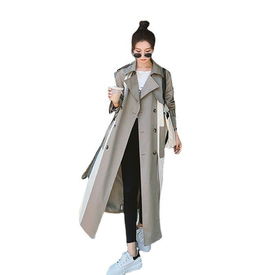 Cortavientos Oversized Estilo Británico con Costuras Contrastantes - Image 10