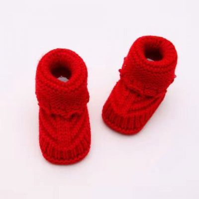 Botitas de Lana Tejidas a Mano para Bebés - Niños y Niñas - Image 4
