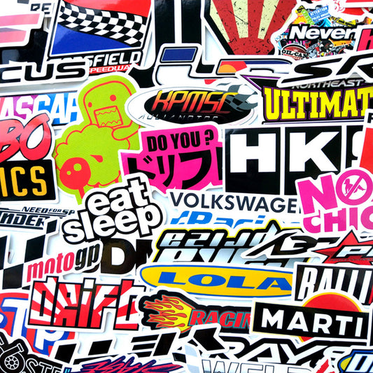 Adhesivo Decorativo Impermeable para Maletas con Diseño Graffiti - Image 2