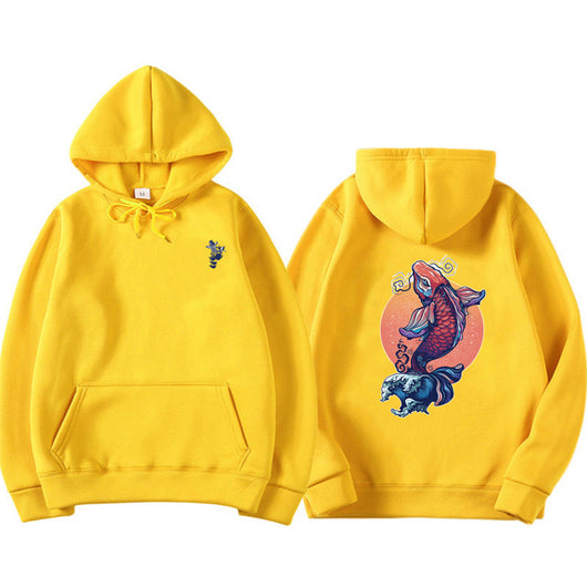 Sudadera con Estampado de Carpa - Image 8