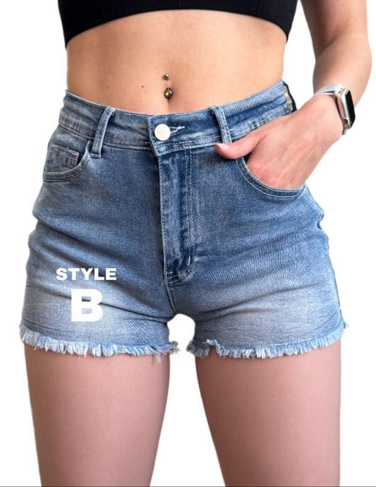 Shorts Retro para Hombre con Detalles Bordados y Acabado Desgastado - Image 2