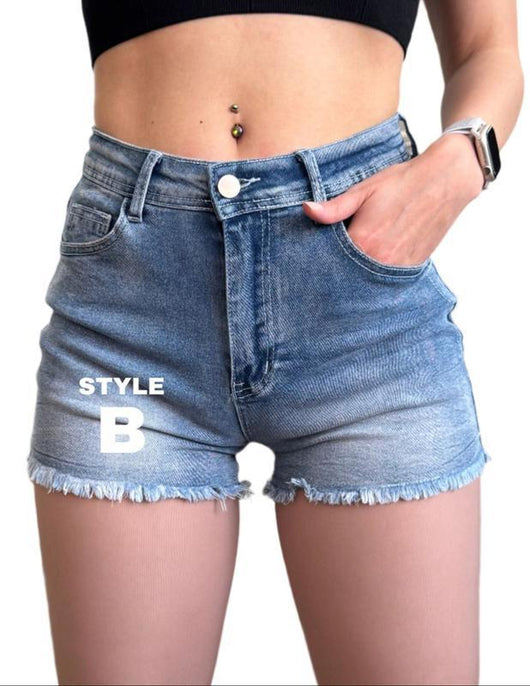 Shorts Retro para Hombre con Detalles Bordados y Acabado Desgastado - Image 2