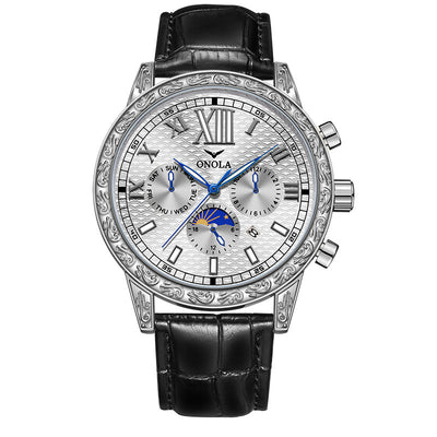 Reloj Mecánico Automático de Cuero - Elegancia y Versatilidad - Image 8