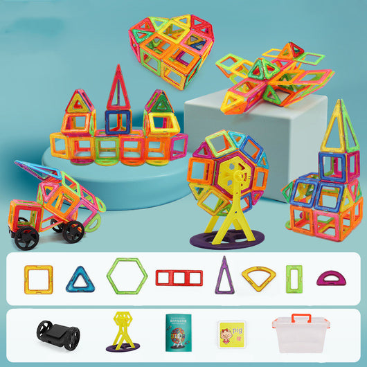 Bloques Magnéticos para Construcción Infantil - Set Educativo - Image 18