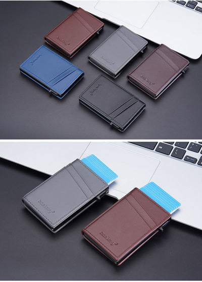 Cartera Minimalista de Aluminio con Sistema de Extracción Lateral para Hombre - Image 10