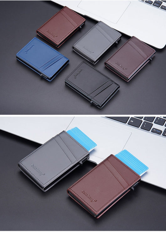 Cartera Minimalista de Aluminio con Sistema de Extracción Lateral para Hombre - Image 10