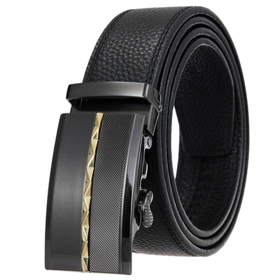 Cinturón de Cuero para Hombre con Hebilla Automática - Image 5