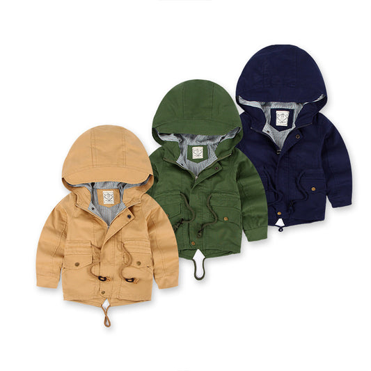 Abrigo de Invierno para Niño con Mezcla de Cachemira - Estilo Europeo y Americano - Image 2