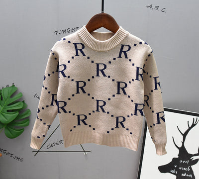 Conjunto Infantil de Suéter con Alfabeto, Camisa y Pantalón - Image 15