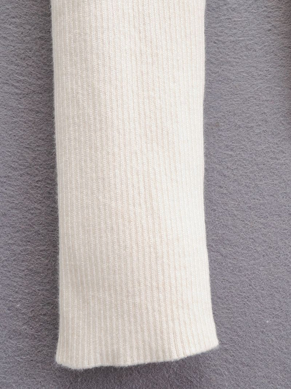 Blusa Entallada de Botón Simple para Mujer