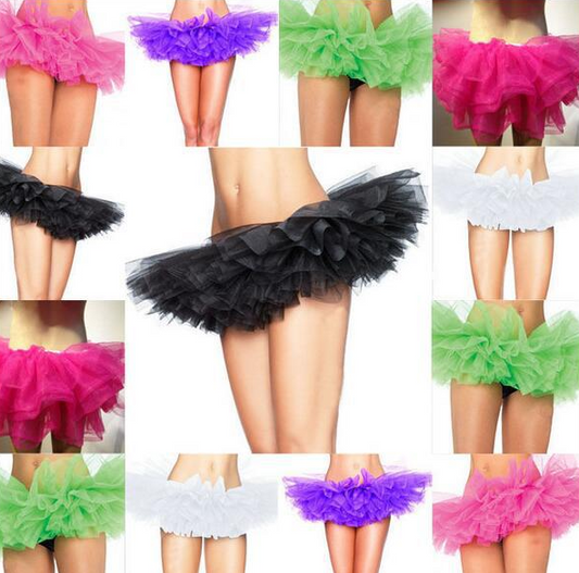 Falda Tutú de Ballet de 5 Capas para Presentaciones y Danzas