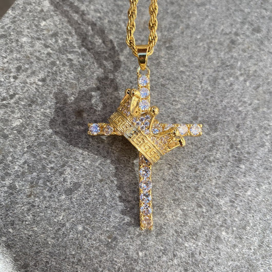Collar Corona Hip Hop con Circonitas Brillantes - Image 10