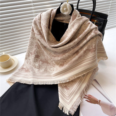 Poncho Dos Tonos Grueso y Cálido para Hombre - Image 18