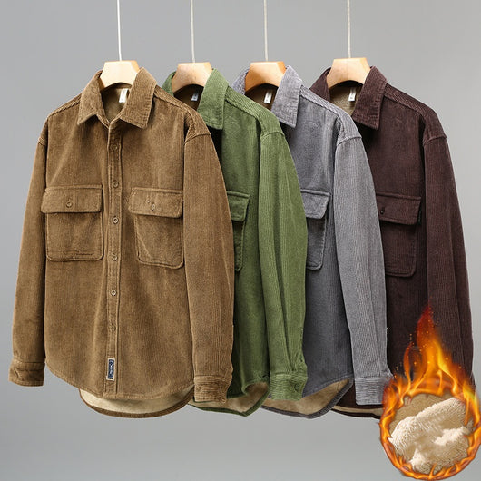 Chaqueta Acolchada Térmica con Forro Polar para Hombre