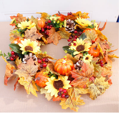 Guirnalda Otoñal con Hojas y Calabazas - Decoración de Otoño e Invierno - Image 5