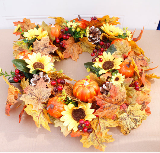 Guirnalda Otoñal con Hojas y Calabazas - Decoración de Otoño e Invierno - Image 5