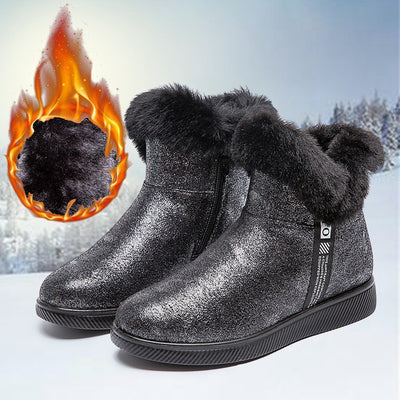 Botas de Nieve Invierno con Lentejuelas